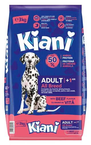 KIANI Adult All Breed cu AROMĂ de VITĂ (+1an)